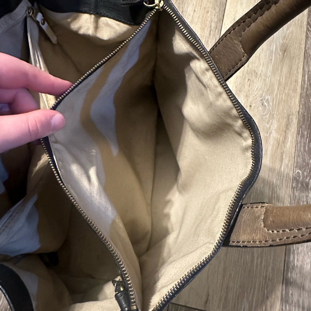 Fossil Tri-color Leather Tote - Picture 8 of 10
